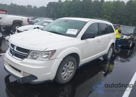 2018 Dodge Journey Se z USA, uszkodzony, nr VIN 3C4PDCAB1JT242871